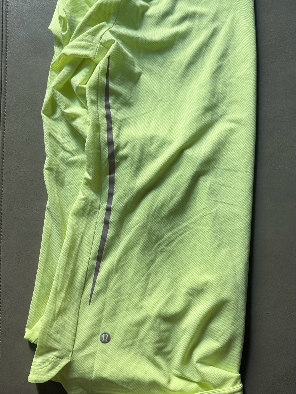 lululemon athletica Neon Yellow Long Sleeve Performance Top - Picture 2 of 2
